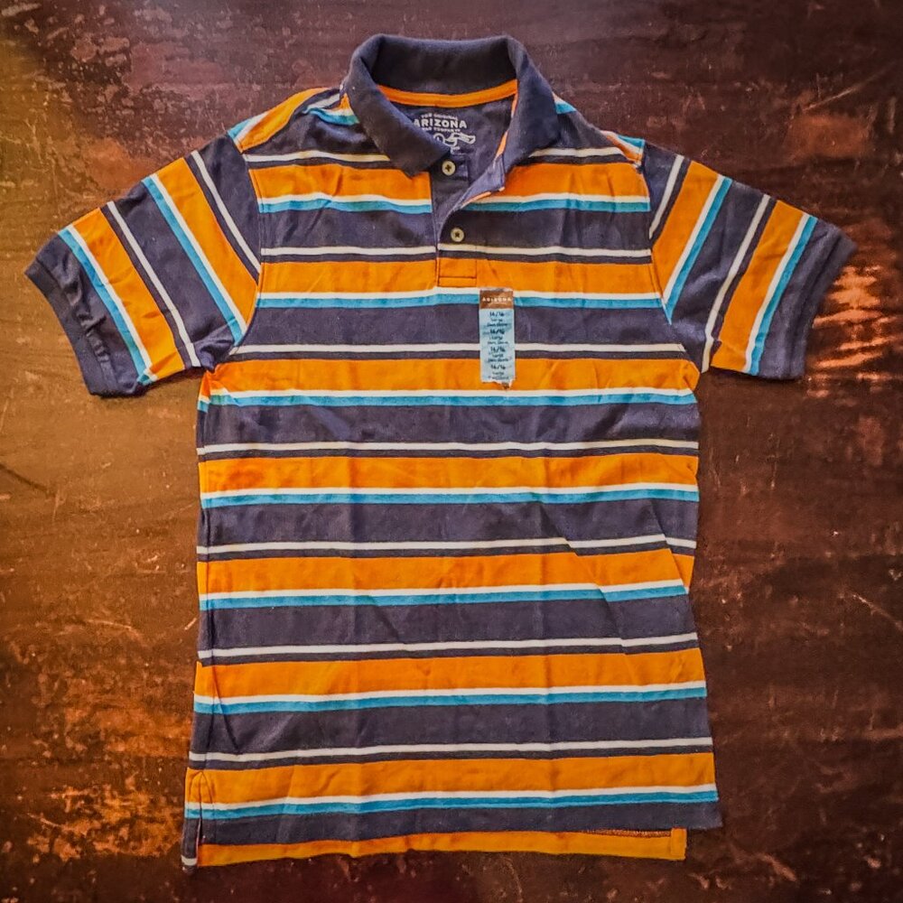 Arizona brand men's stripe shirt US Large NEW